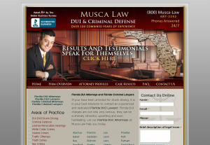 musca law- dui defense attorney - you tube video optimization example